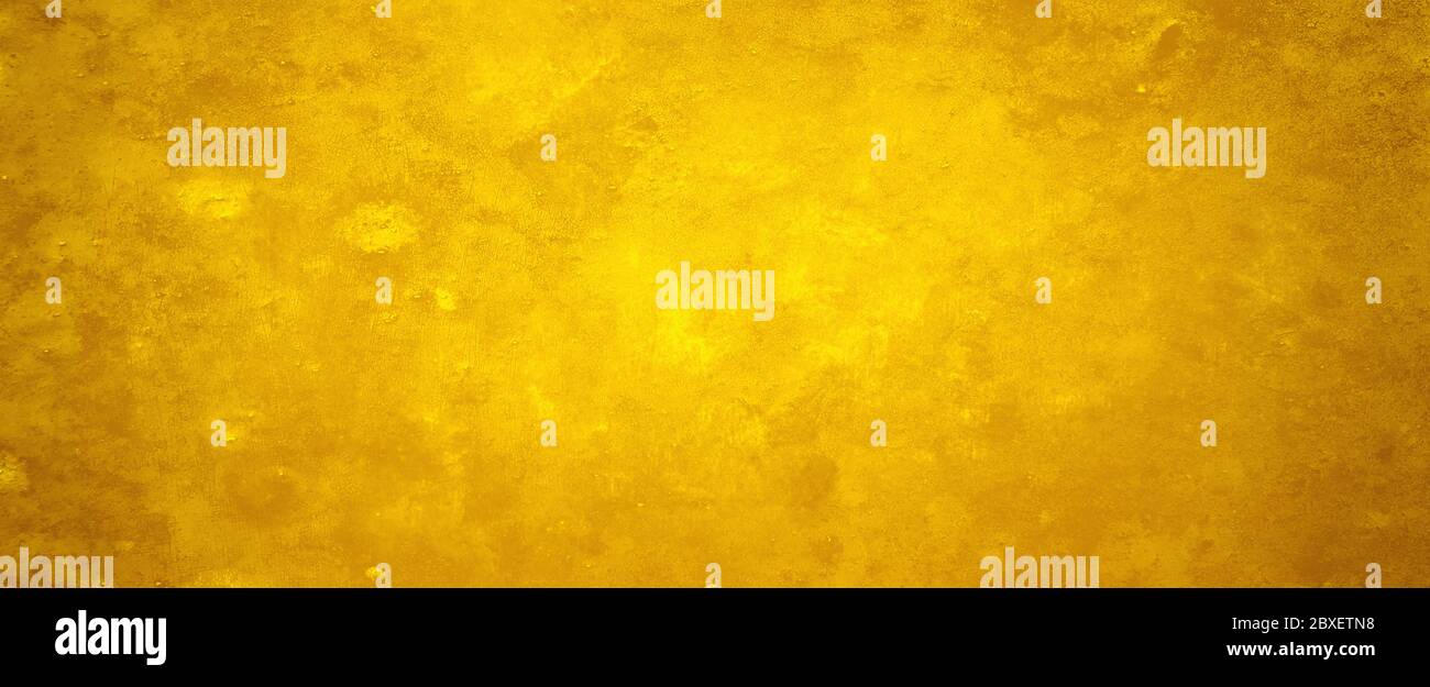 Grungy old gold background with vintage grunge design with peeling ...
