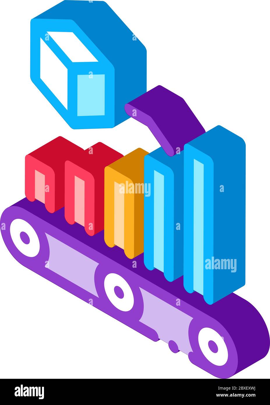 package in stock isometric icon vector illustration Stock Vector Image ...