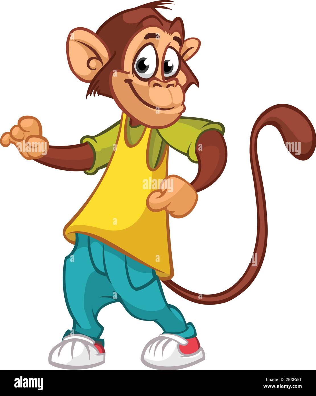 Cartoon monkey dancing. Vector illustration. Chimpanzee dancer Stock Vector Image & Art - Alamy Cartoon monkey dancing. Vector illustration. Chimpanzee dancer Stock Vector Image & Art - Alamy