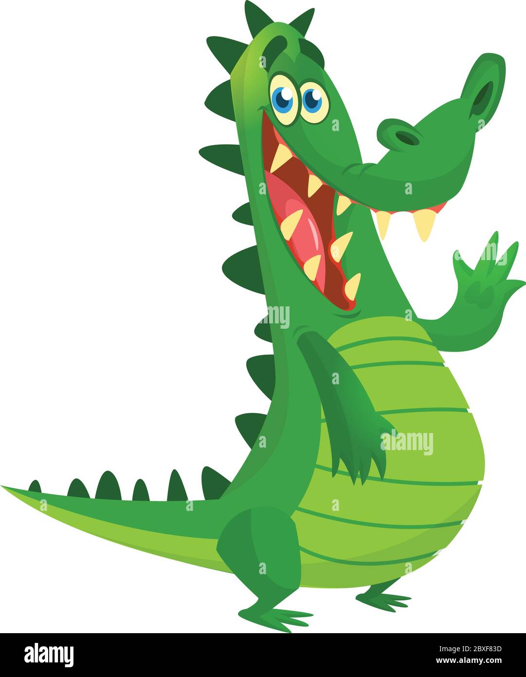 Cartoon crocodile. Vector character Stock Vector Image & Art Alamy