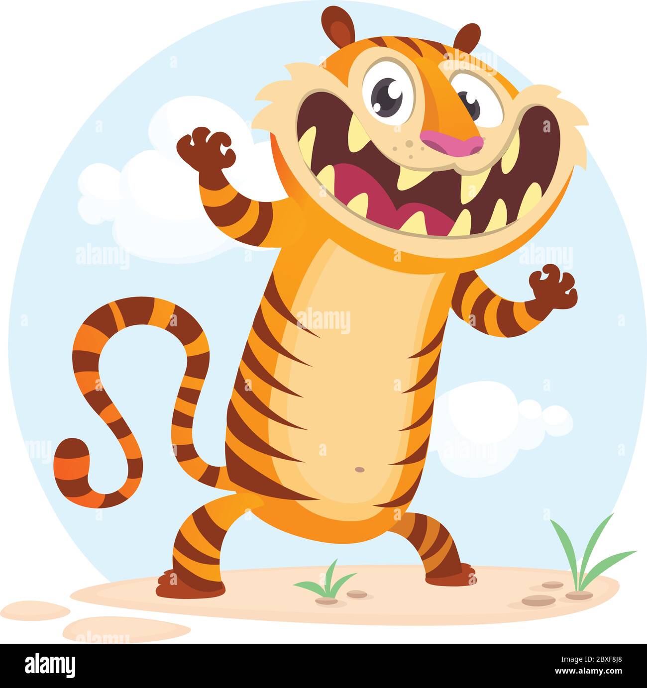 tiger character design