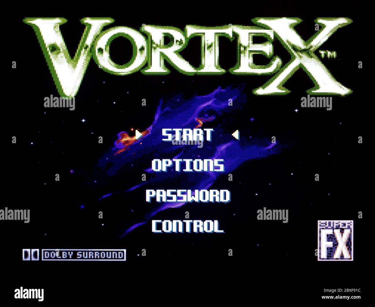 Vortex - SNES Super Nintendo - Editorial use only Stock Photo - Alamy