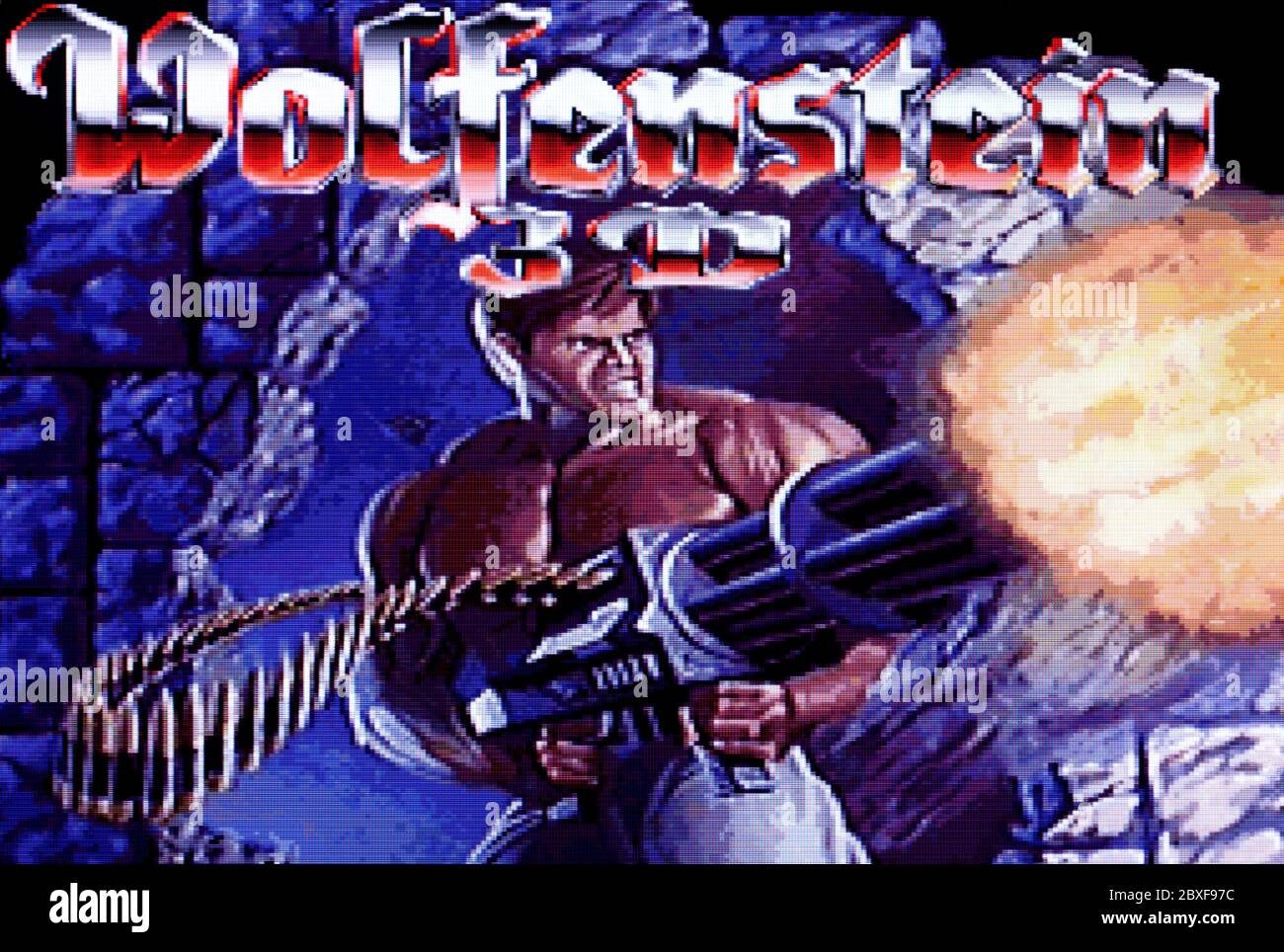 Wolfenstein 3D - SNES Super Nintendo - Editorial use only Stock Photo ...