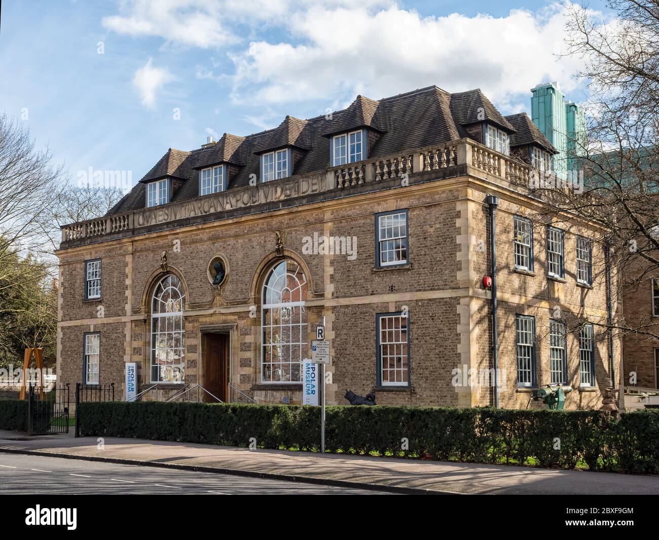 CAMBRIDGE, UK: The Polar Museum at the Scott Polar Research Institute on on  Lensfield Road Stock Photo - Alamy