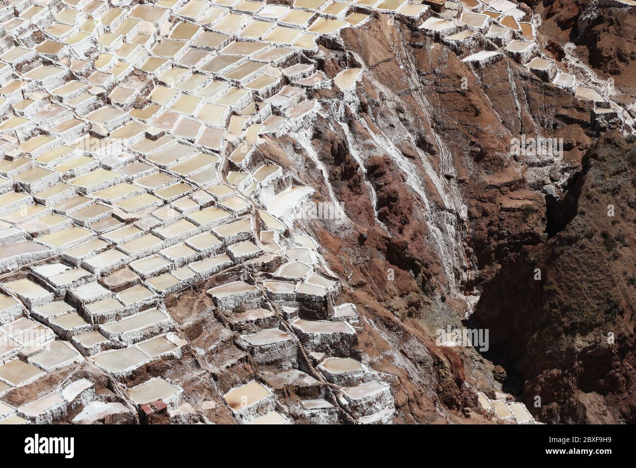 The Inca salt flats of Maras in Peru Stock Photo - Alamy