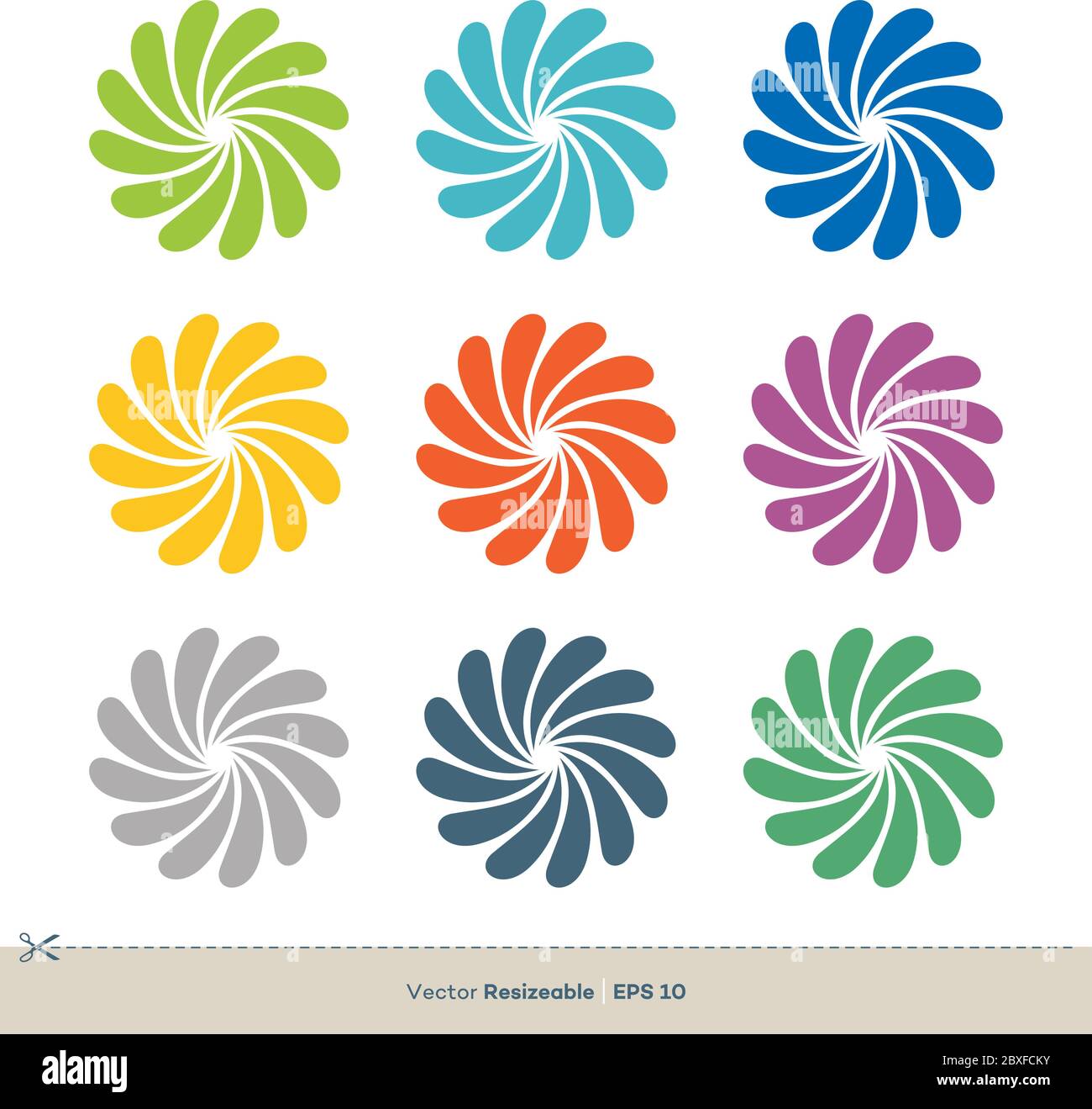 Abstract Flower Vector Logo Template Illustration Design. Vector EPS 10 ...