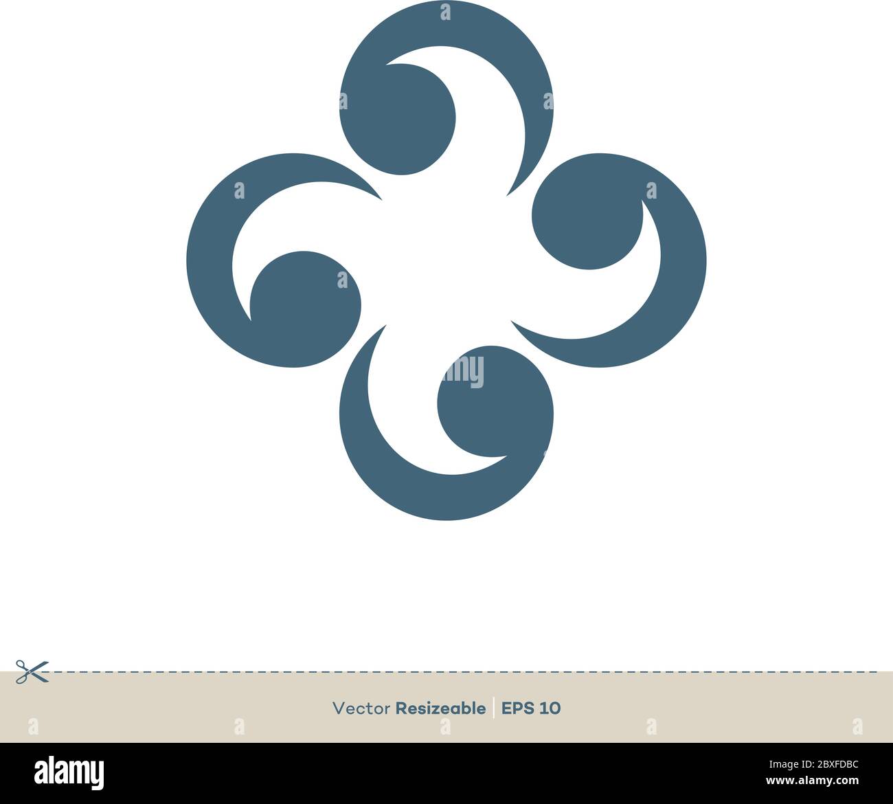 Abstract Flower Vector Logo Template Illustration Design. Vector EPS 10 ...