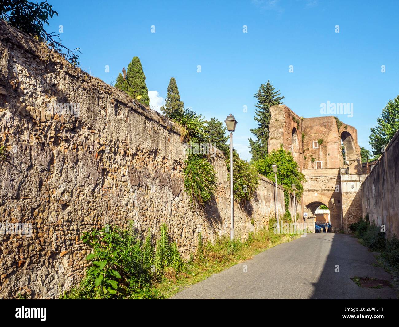 Arco di Dolabella e Silano - Rome, Italy Stock Photo