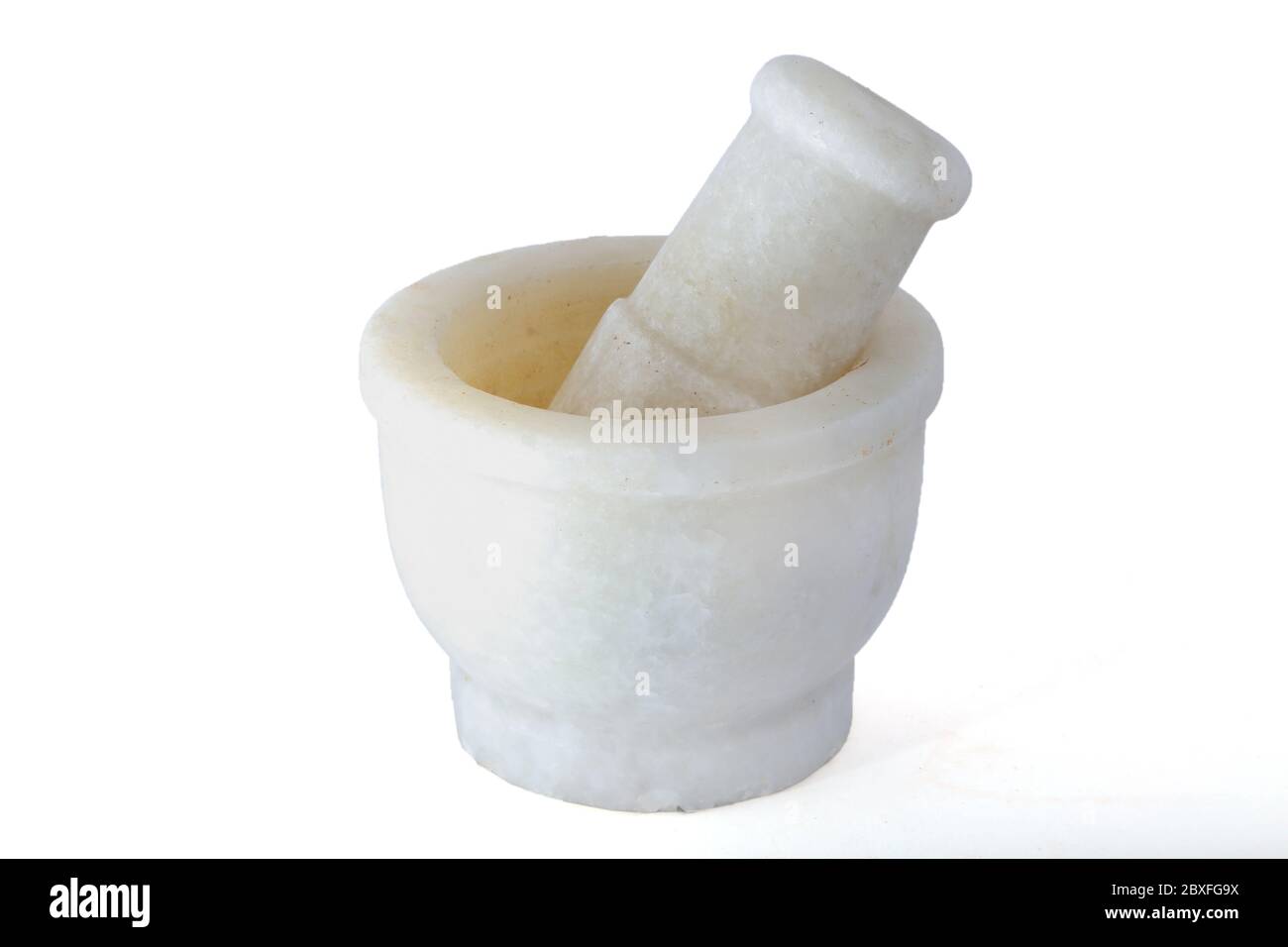 Marble mortar and pestle Stock Photo Alamy