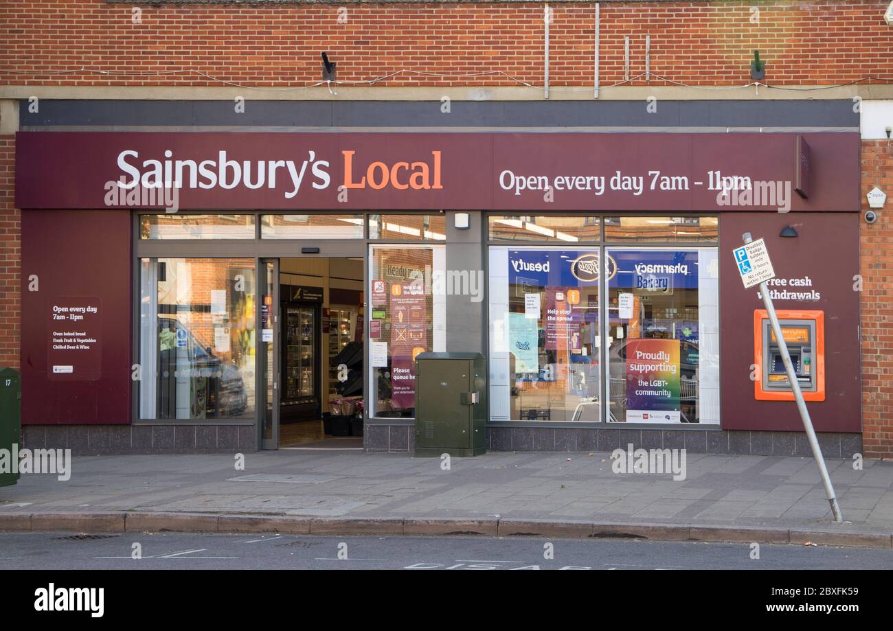 Sainsburys local shop hires stock photography and images Alamy