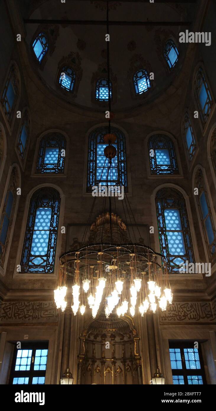 Beautiful Mosque In Istambul Turkey 13/02/2019 Stock Photo