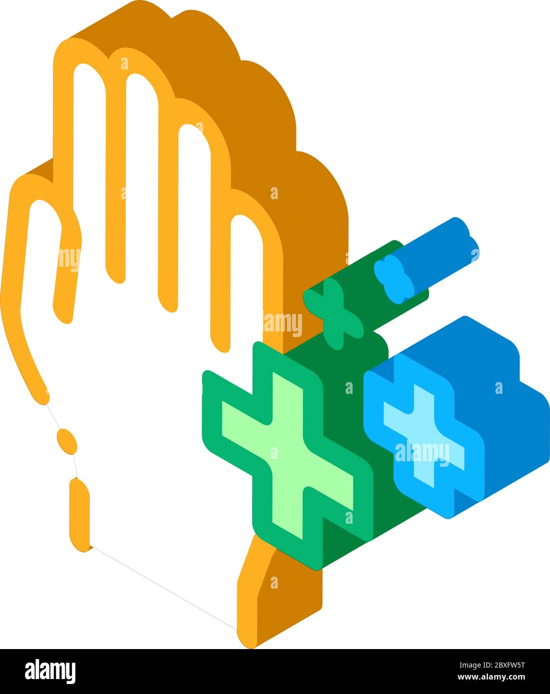 medical treatment isometric icon vector illustration Stock Vector Image ...
