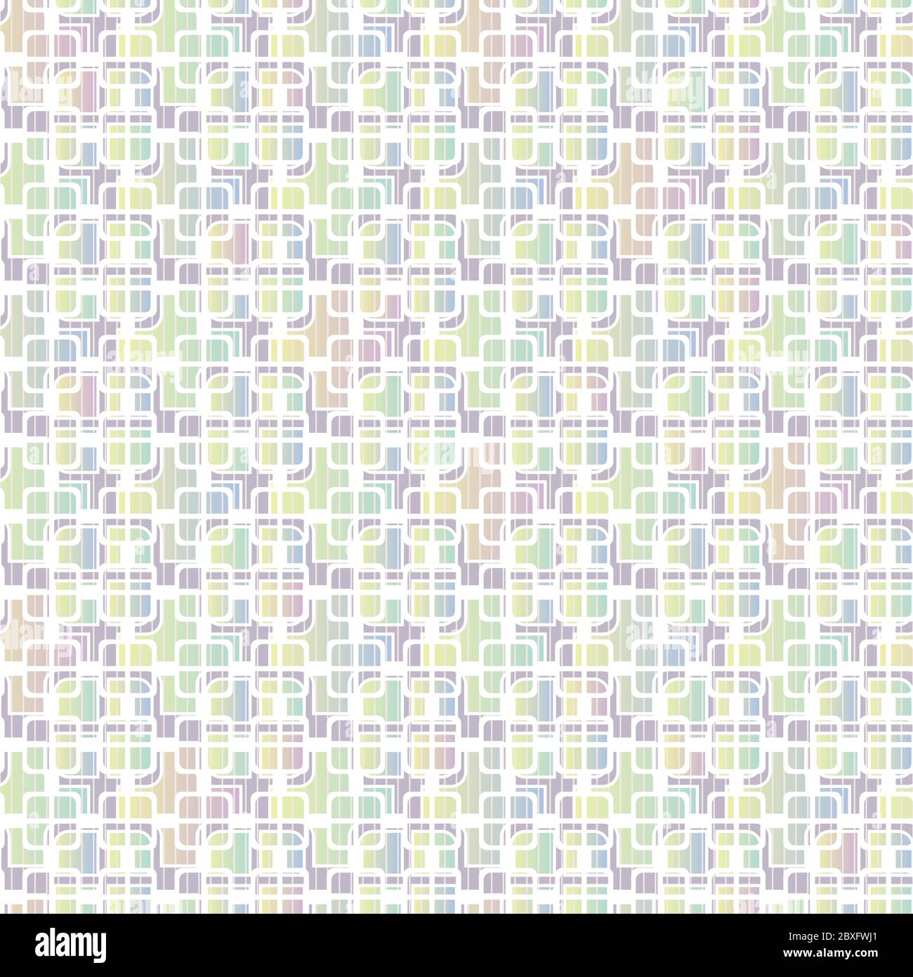 geometric seamless vector pattern in pastel ombre Stock Vector