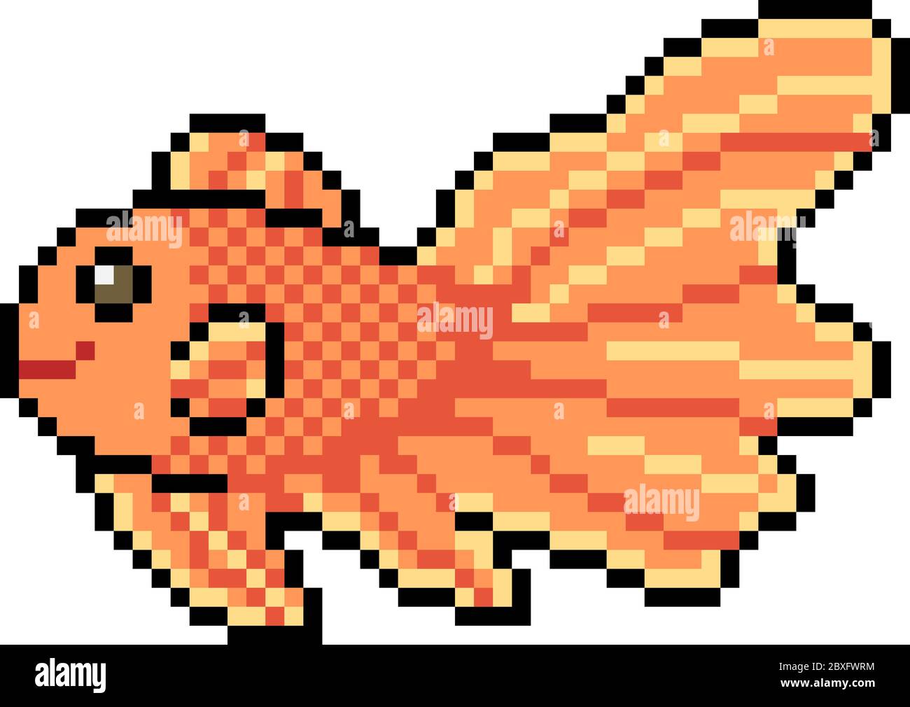 Pixel Art Orange Icon. 32x32 Pixels Stock Vector - Illustration of orange,  background: 180017798