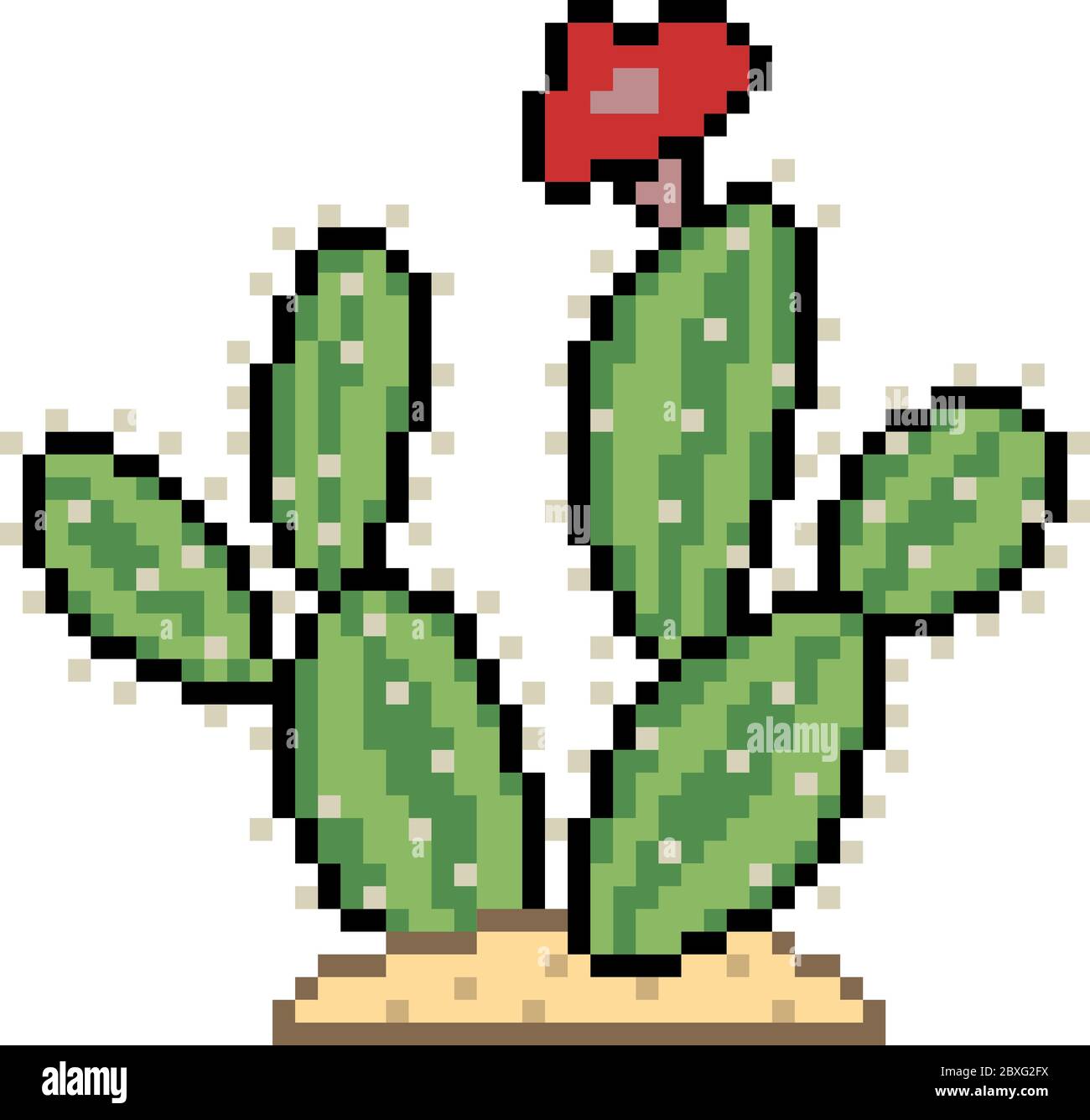 Offline dinosaur game cactus but its better pixel art