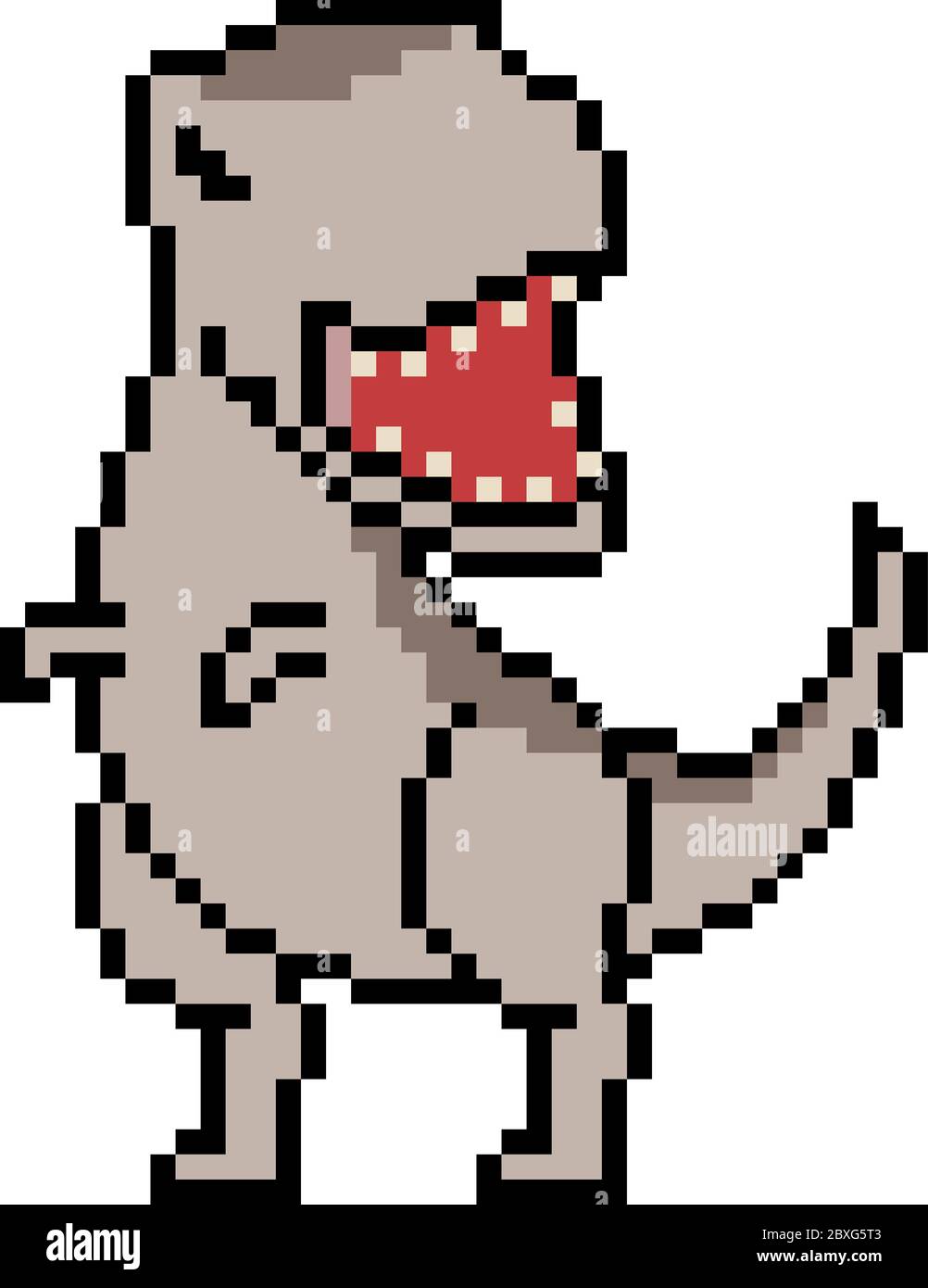 PublicDomainVectors.org-Tiranossauro rex pixel  Tiranossauro rex, Arte em  pixels, Tiranossauro