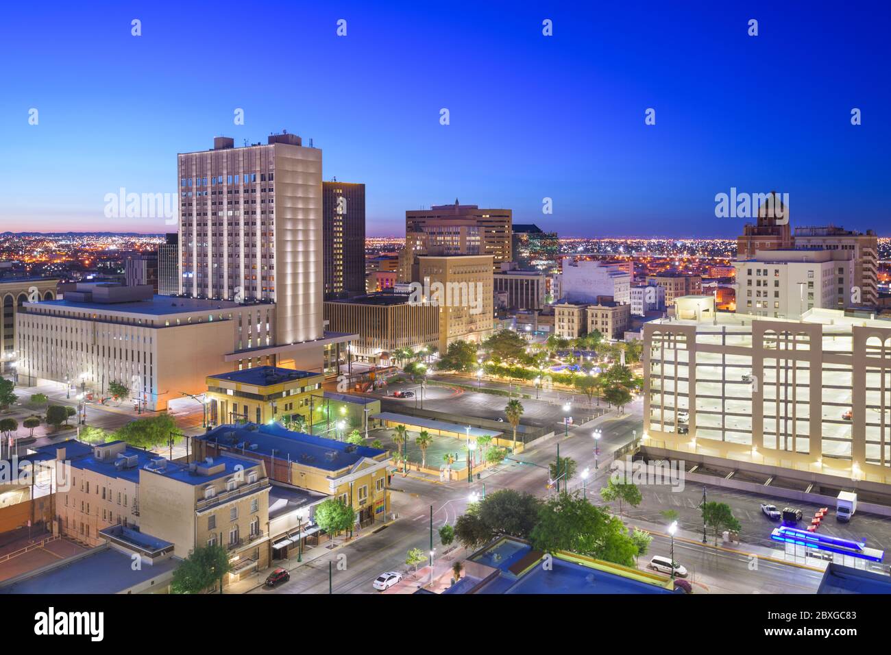 Aerial view el paso hires stock photography and images Alamy