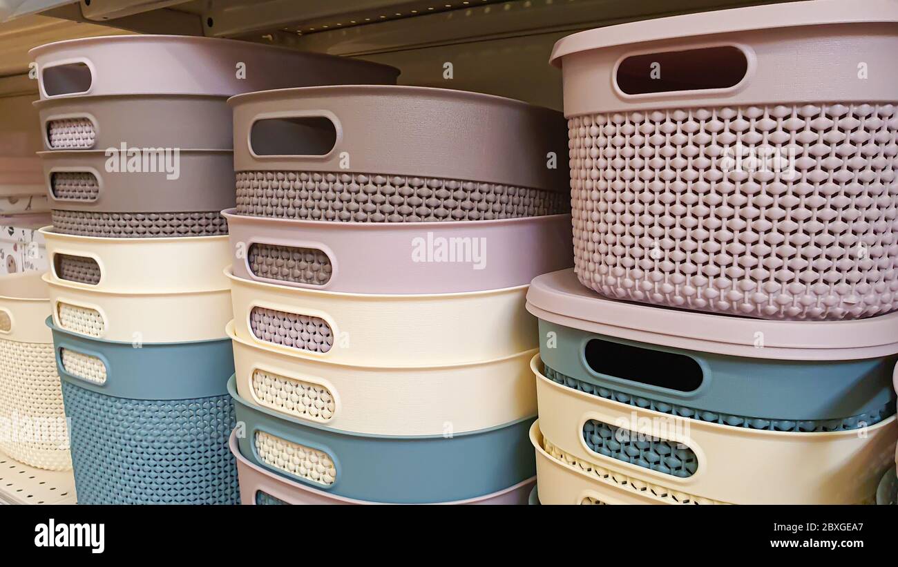 Plastic Storage Containers Store High Resolution Stock Photography and ...