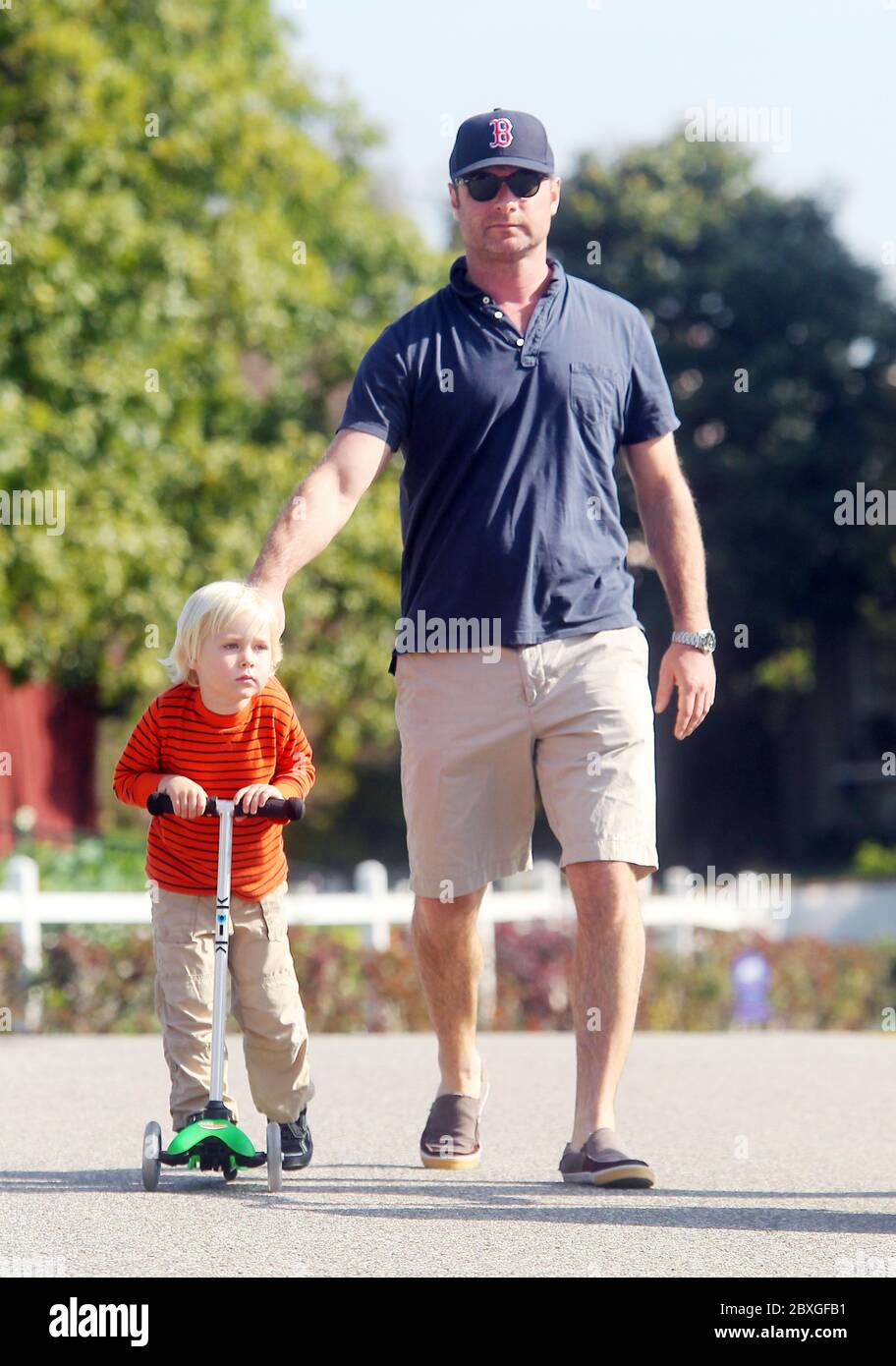 Naomi Watts and Liev Schrieber take boys Alexander and Samuel Schrieber