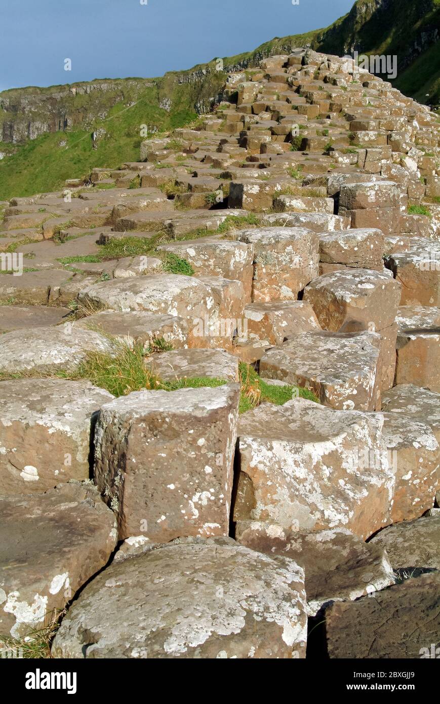 Giant's Causeway, Northern Ireland, Nordirland, Europe, Észak-Írország, UNESCO World Heritage Site Stock Photo