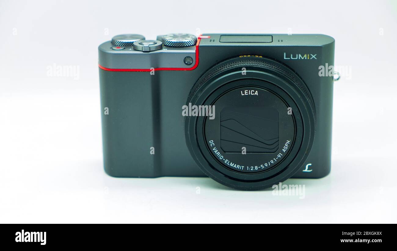 Panasonic DMC TZ100 Lumix Digital Camera Stock Photo