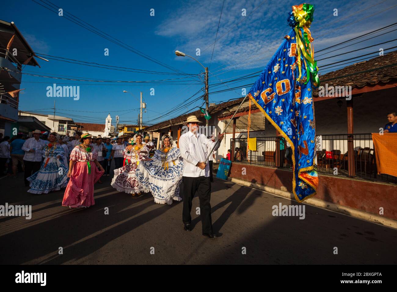 The Annual Event El Desfile De Las Mil Polleras Thousand Polleras