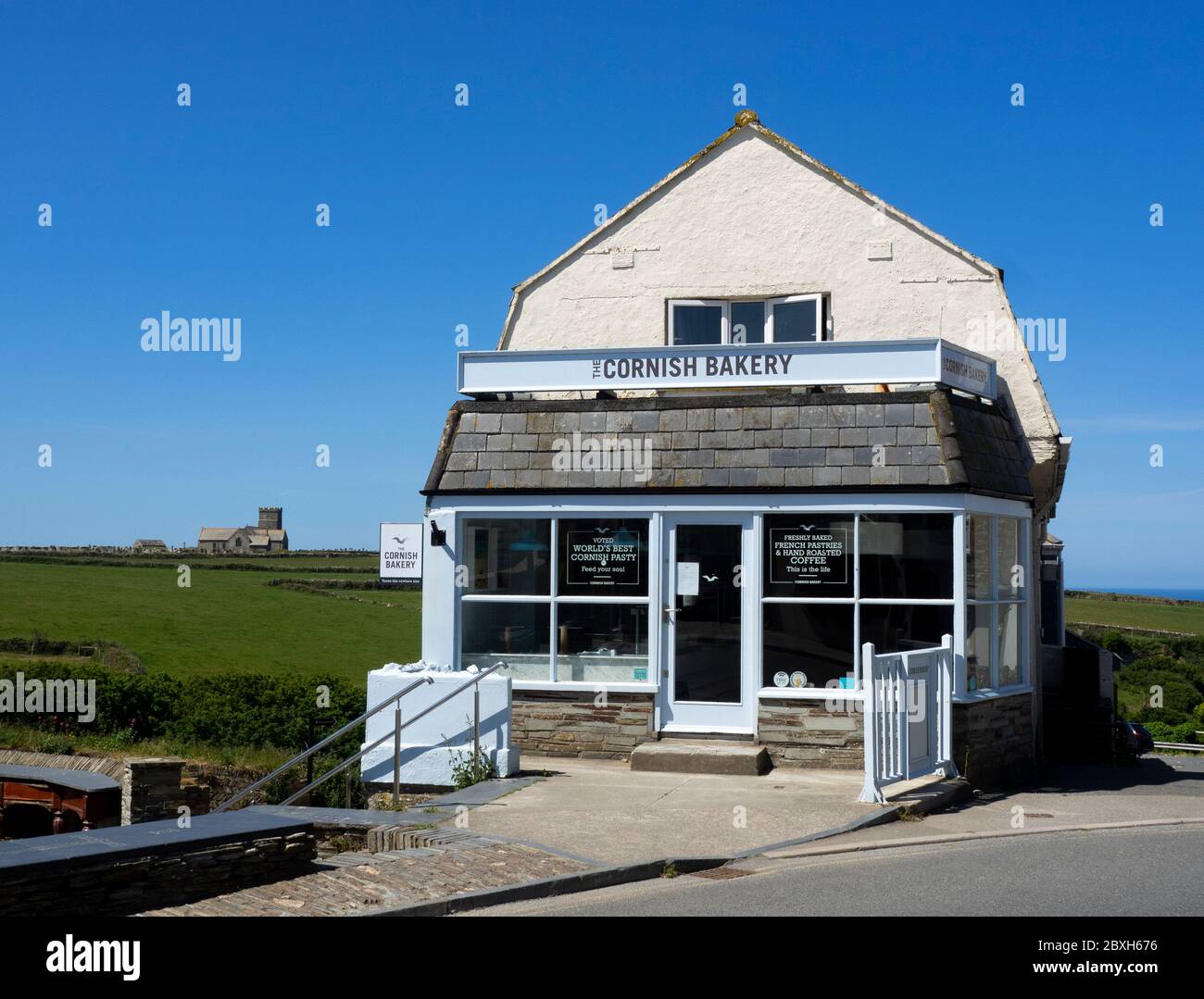 The Cornish Bakery, Tintagel, Cornwall, UK Stock Photo