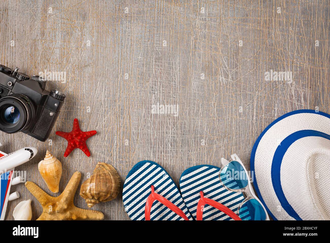 summer vacation Background concentration of exotic travel enthusiast