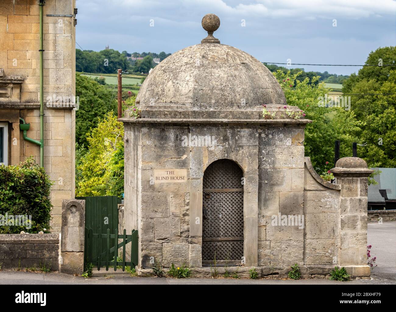 The Blind House early 18th Century lock up or prsion cell in the