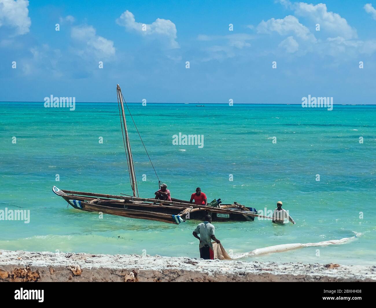 Tansania Sansibar Strand Beach Stock Photo