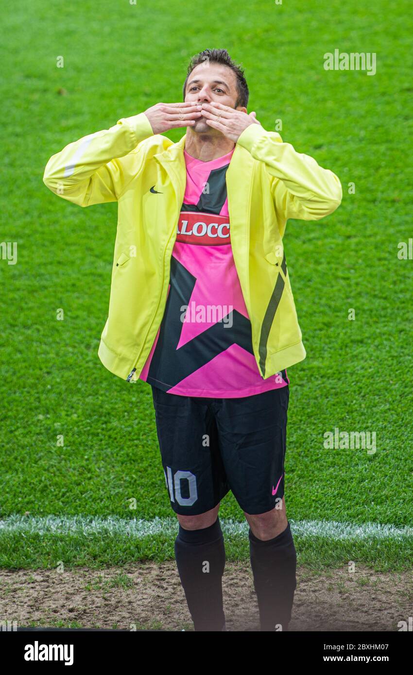 Alessandro Del Piero in his last official match with Juventus Stock Photo
