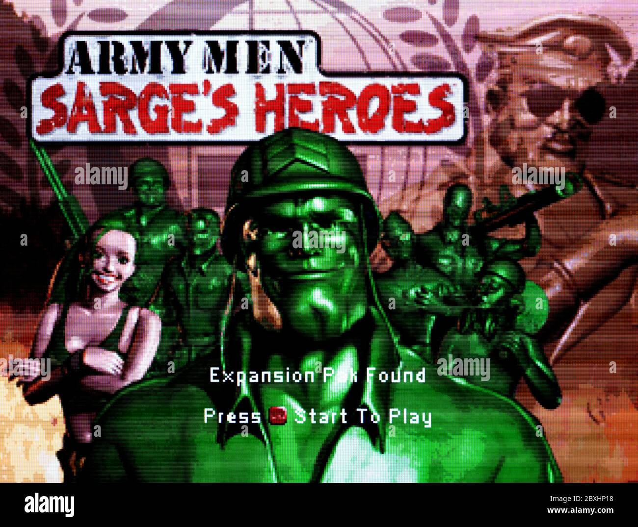 Army Men Sarge's Heroes - Nintendo 64 Videogame - Editorial use only Stock  Photo - Alamy