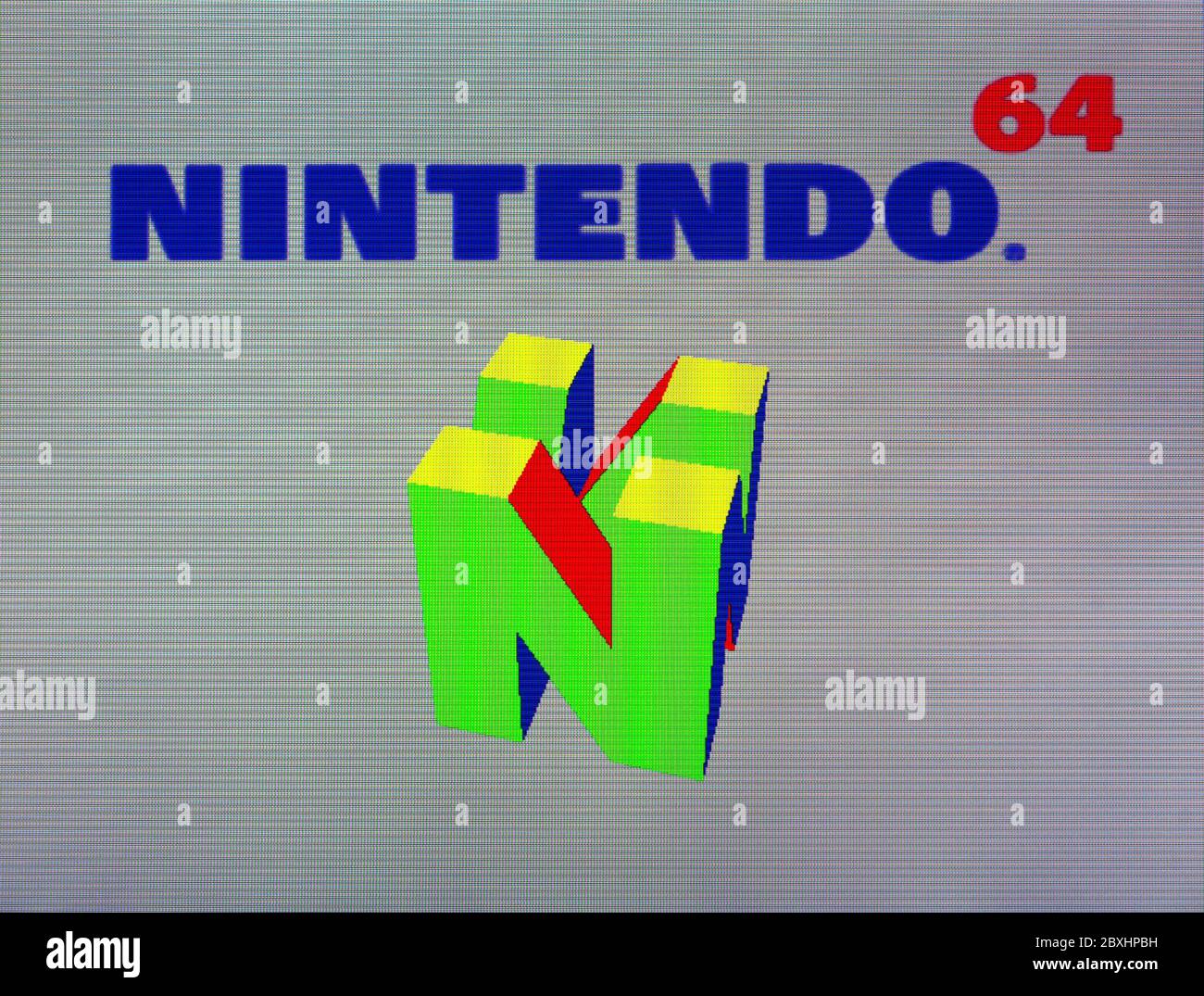 N64 3d Logo Nintendo 64 Videogame Editorial Use Only Stock Photo