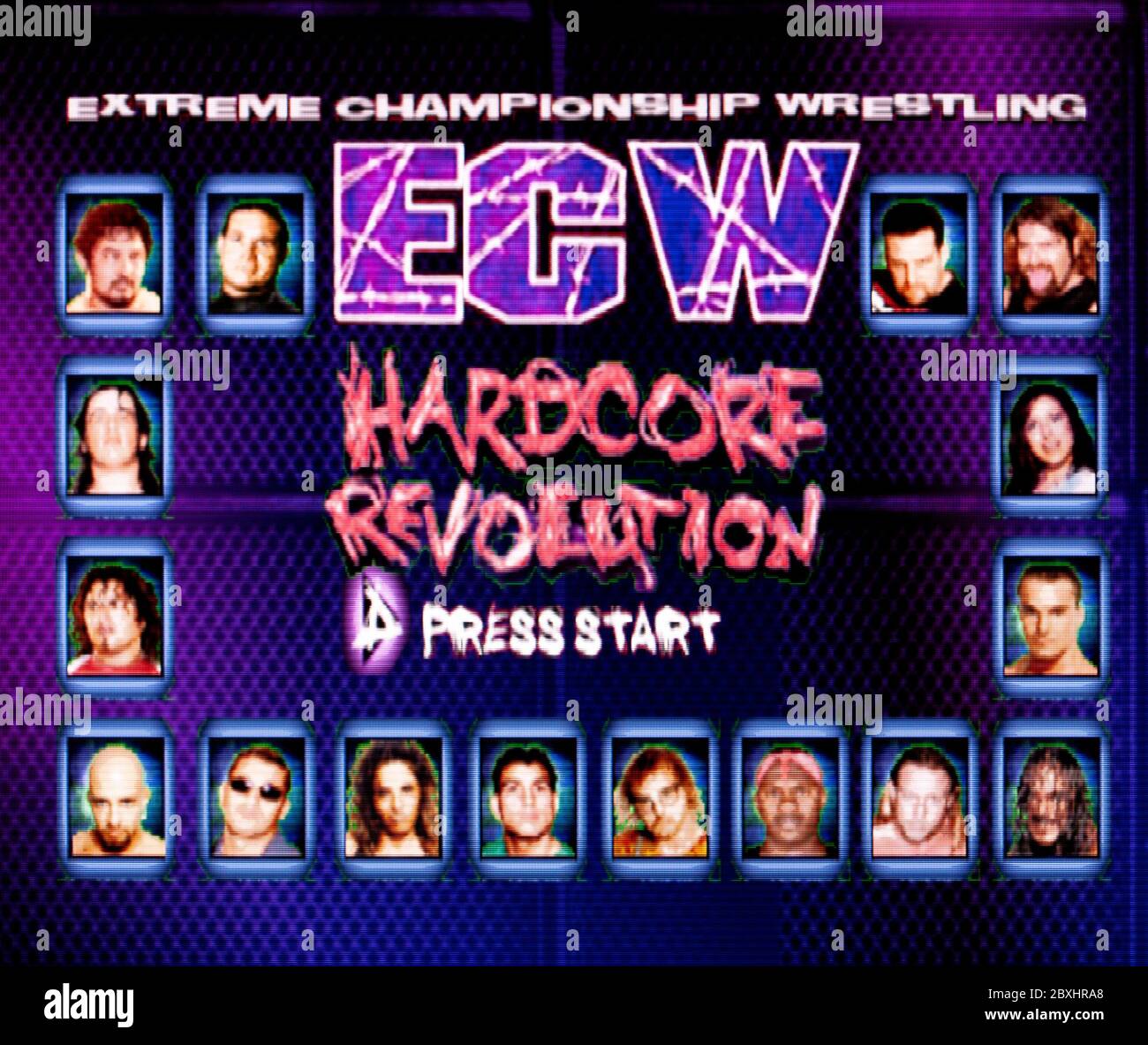 ECW Hardcore Revolution - Nintendo 64 Videogame  - Editorial use only Stock Photo