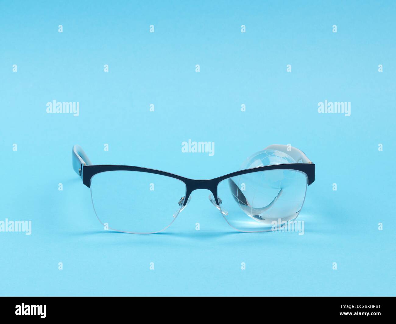 Close up view eyes glasses hi-res stock photography and images - Alamy