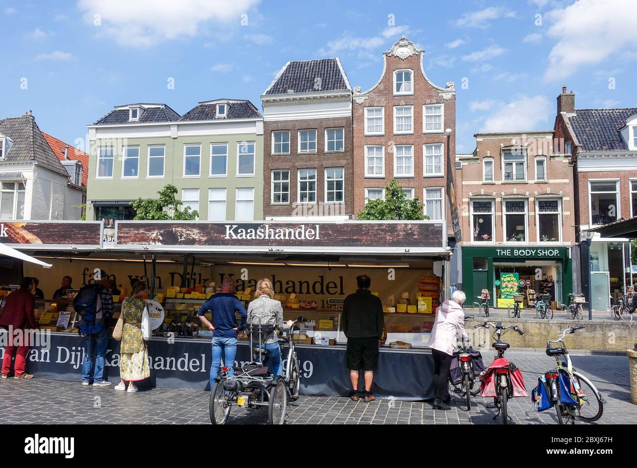 Leeuwarden, the Netherlands: city centre and lifestyle Stock Photo