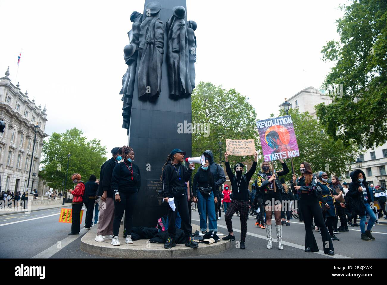 marching for Black Lives Matter , london 7th June 2020, photo Antonio Pagano/Alamy Stock Photo