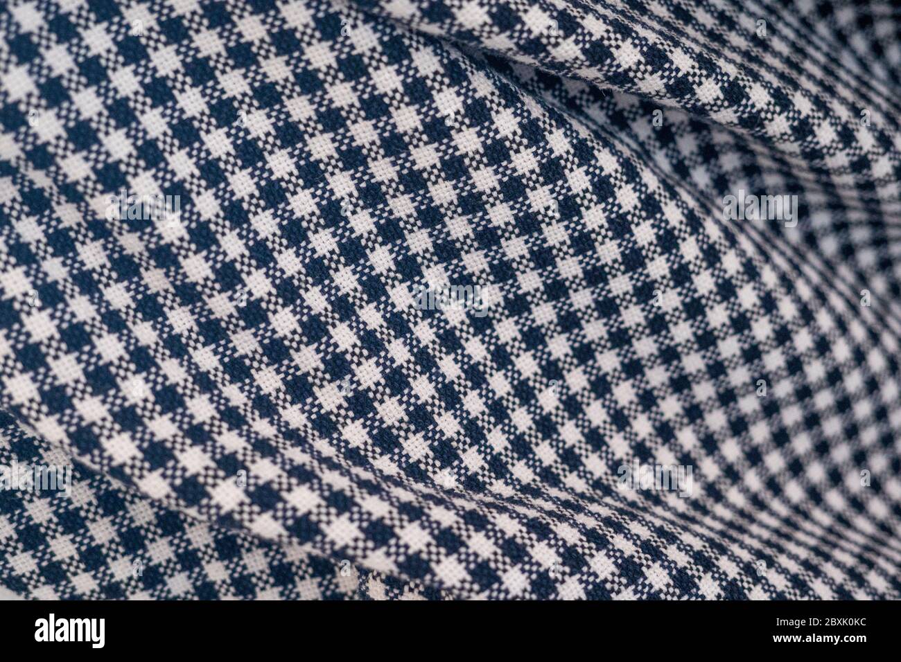 Textile black and white square fabric pattern Stock Photo Alamy