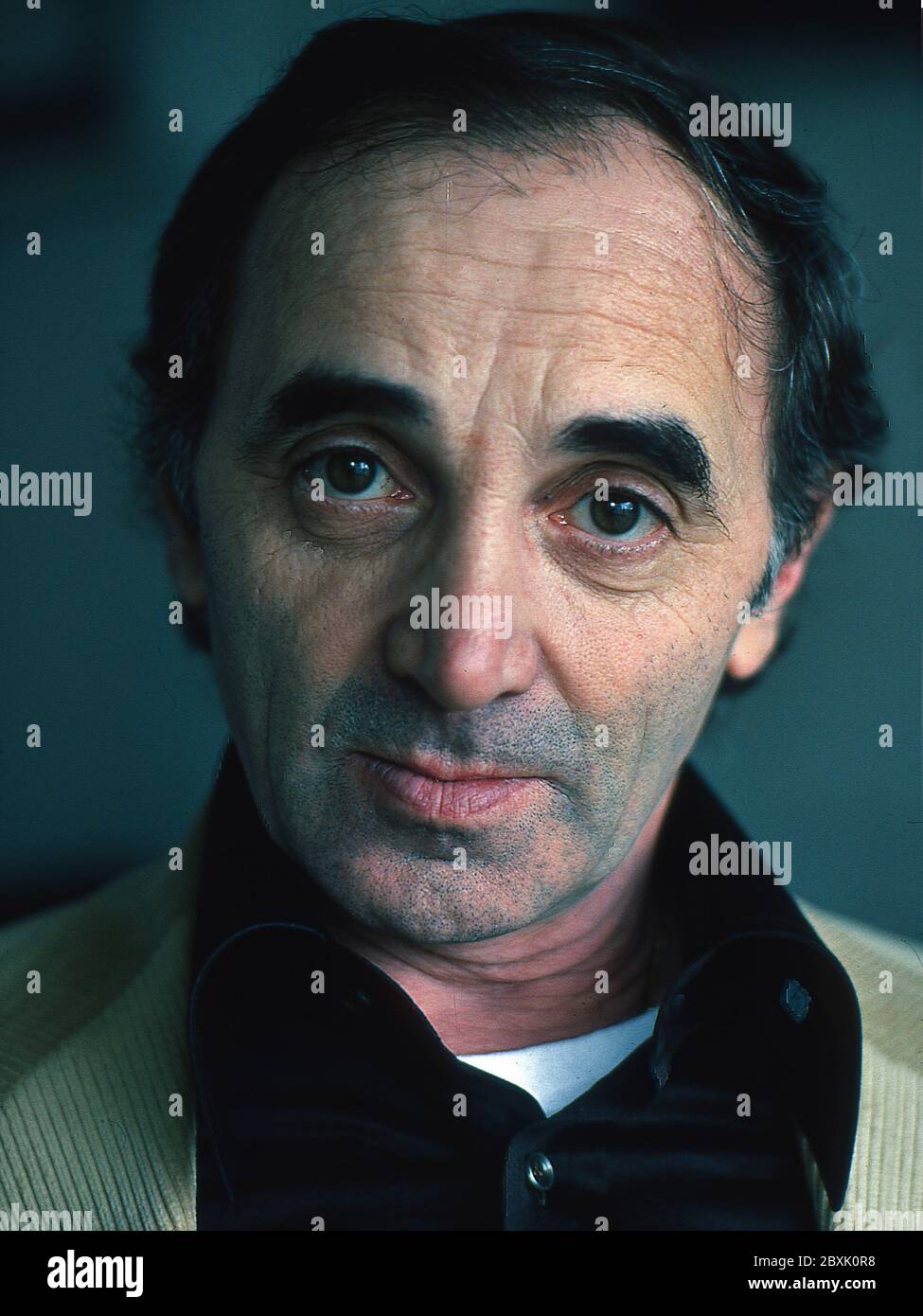 Charles Aznavour Stock Photo