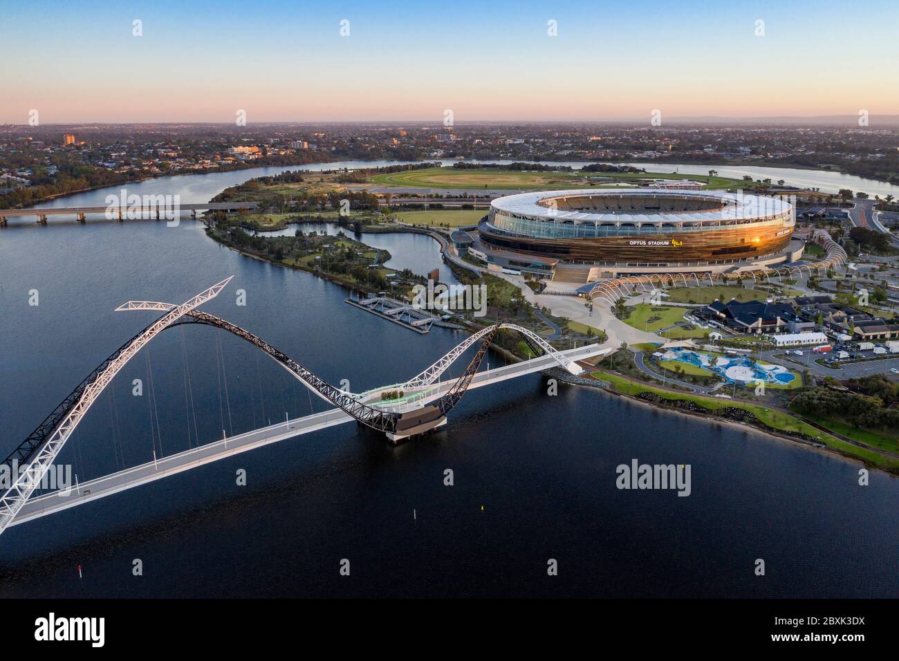Optus stadium night hires stock photography and images Alamy