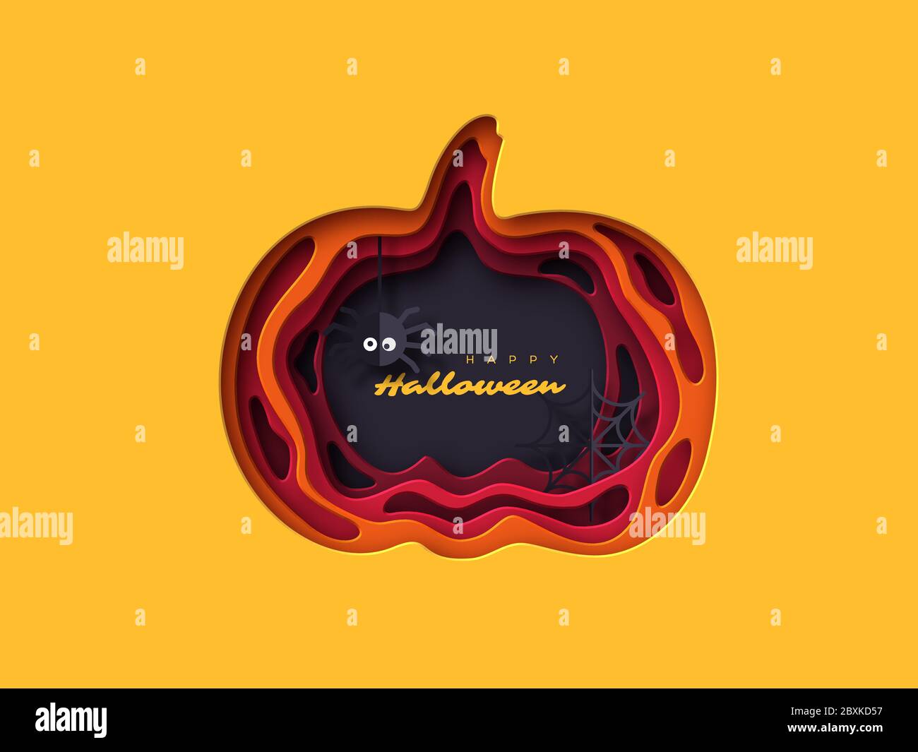 Halloween holiday background. Stock Vector