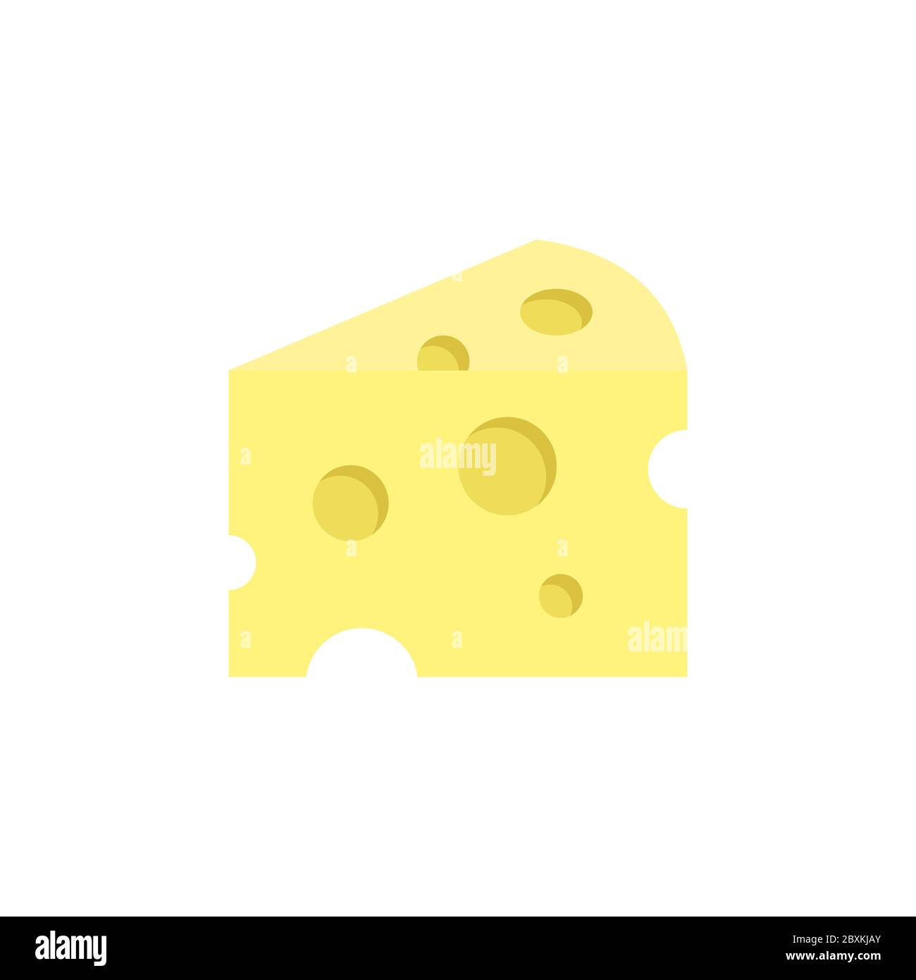 Cheese vector icon symbol food isolated on white background Stock ...