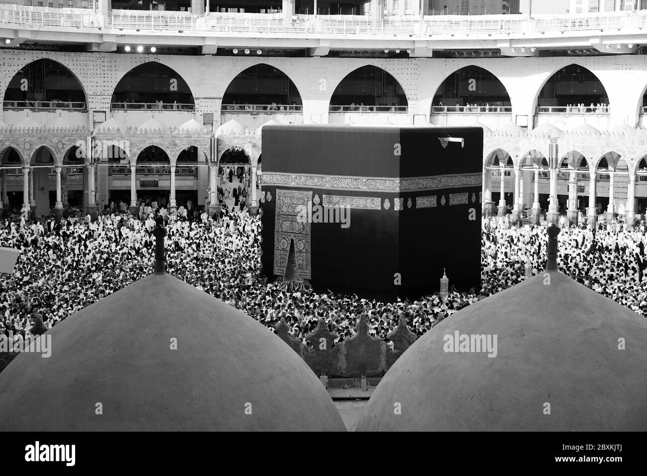Kaaba Crowded Black and White Stock Photos & Images Alamy
