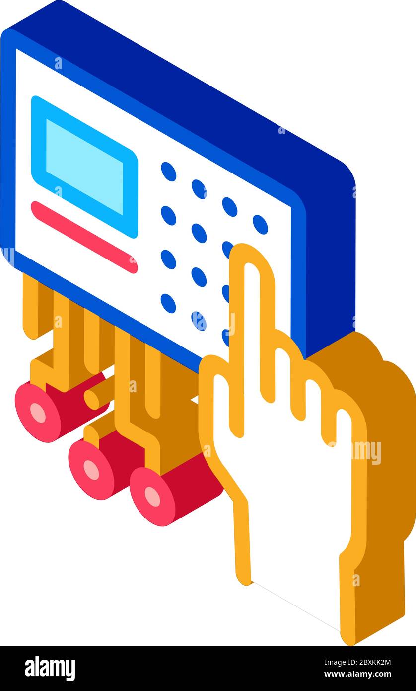 Thief protect isometric icon hi-res stock photography and images - Alamy