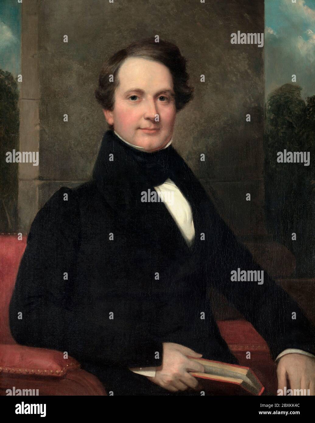 Frederic Betts; Mary Ward Betts by Henry Inman, 1830s Stock Photo
