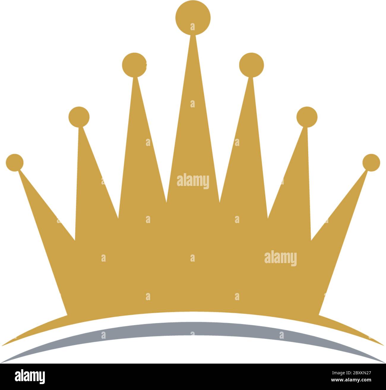 Crown Concept Logo Icon Design Template Stock Vector Image & Art - Alamy