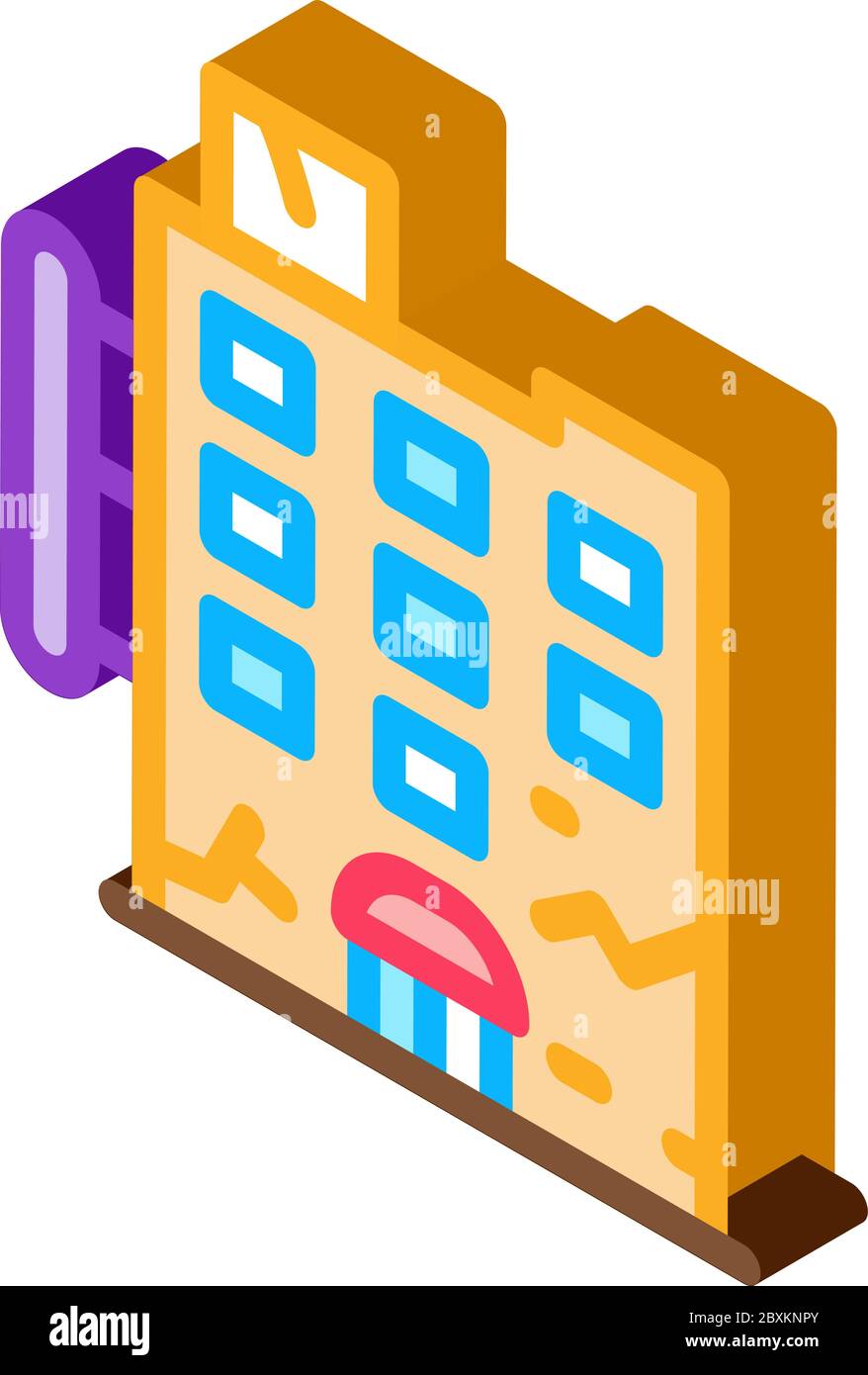 Crashed into building Stock Vector Images - Alamy