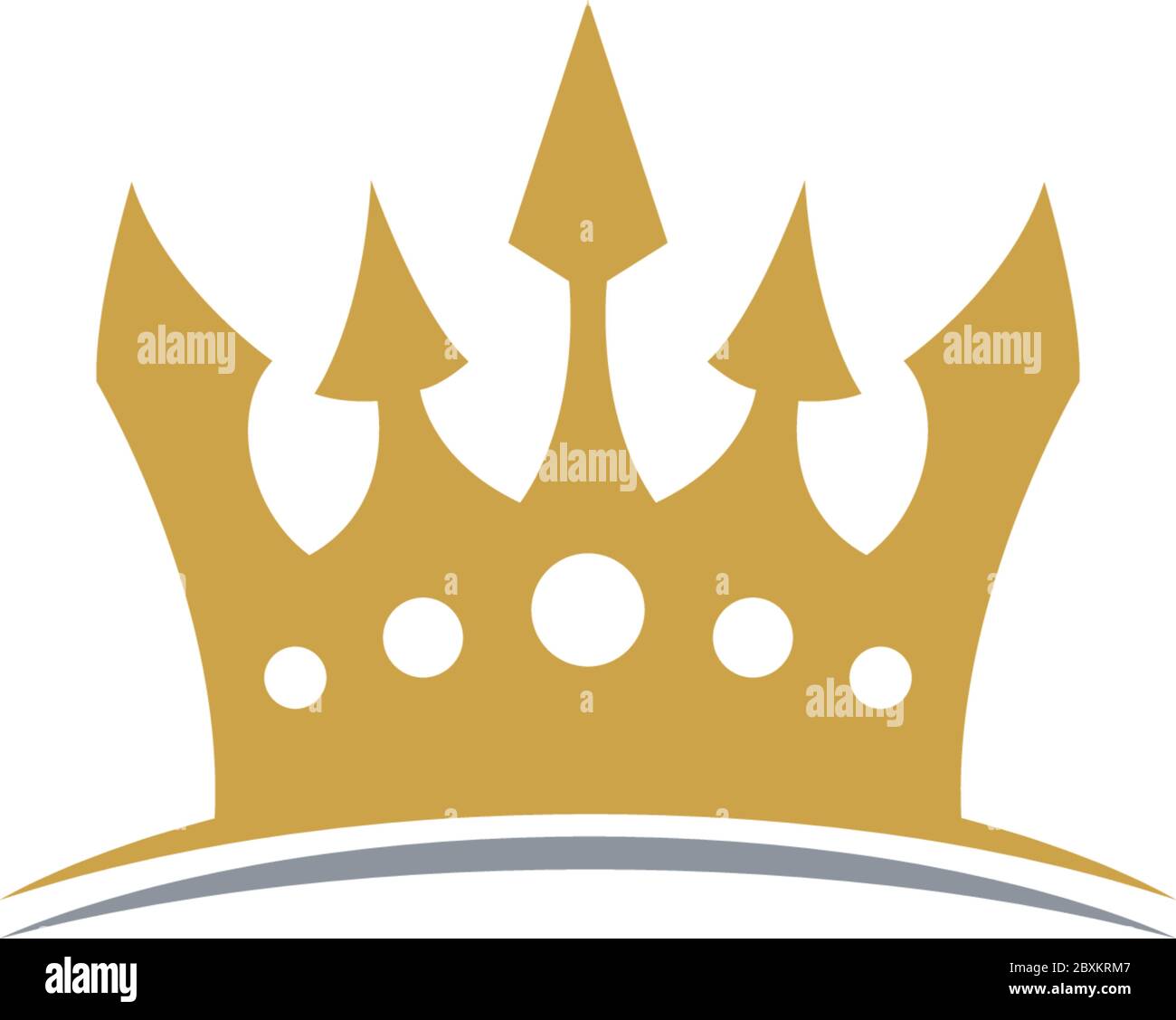 Crown Concept Logo Icon Design Template Stock Vector Image & Art - Alamy