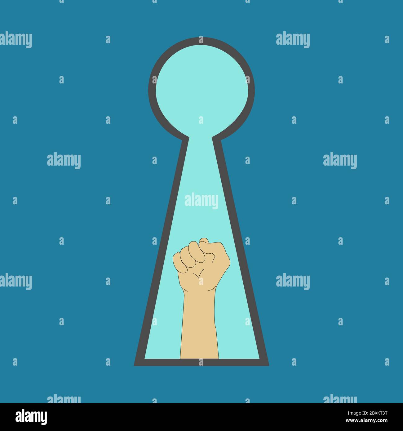 Keyhole look through door key hi-res stock photography and images - Alamy