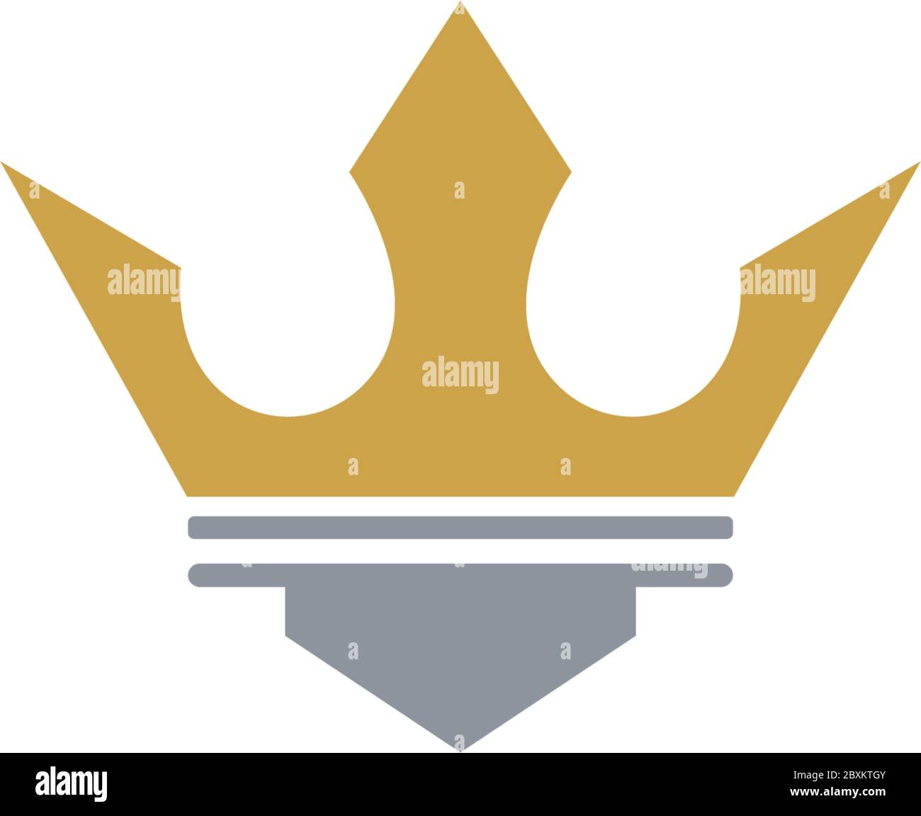 Crown Concept Logo Icon Design Template Stock Vector Image & Art - Alamy